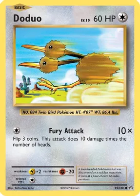 Doduo from XY - Evolutions
