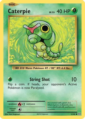 Caterpie from XY - Evolutions
