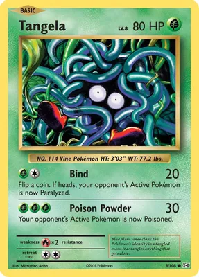 Tangela from XY - Evolutions