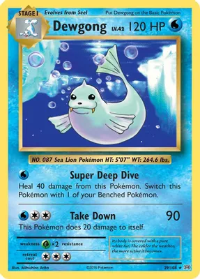 Dewgong from XY - Evolutions