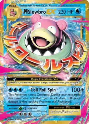 M Slowbro EX from XY - Evolutions