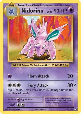 Nidorino from XY - Evolutions
