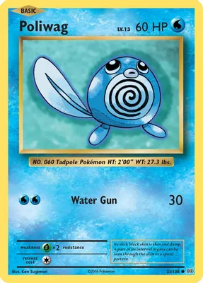 Poliwag from XY - Evolutions
