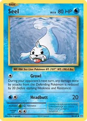 Seel from XY - Evolutions