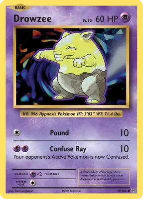 Drowzee from XY - Evolutions