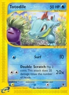 Totodile (134) from Expedition