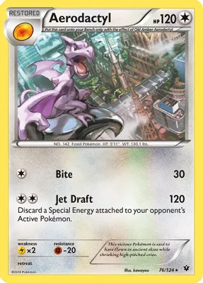 Aerodactyl from XY - Fates Collide