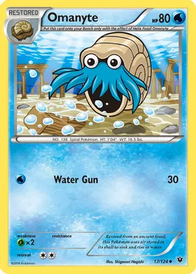 Omanyte from XY - Fates Collide