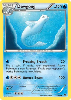 Dewgong from XY - Fates Collide