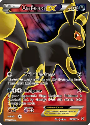 Umbreon EX (Full Art) from XY - Fates Collide
