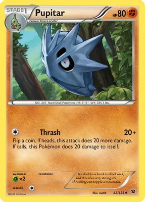 Pupitar from XY - Fates Collide
