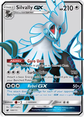 Silvally GX (Full Art) from SM - Crimson Invasion