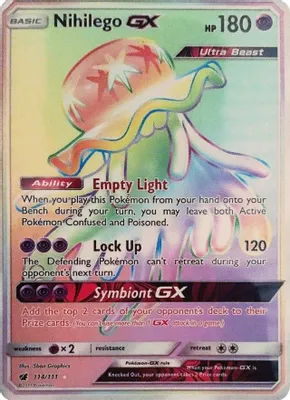 Nihilego GX (Secret) from SM - Crimson Invasion