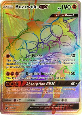 Buzzwole GX (Secret) from SM - Crimson Invasion