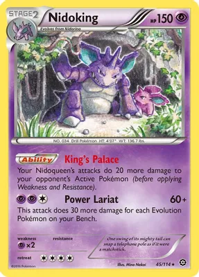 Nidoking from XY - Steam Siege
