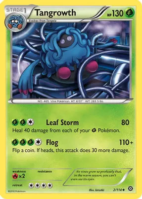Tangrowth from XY - Steam Siege