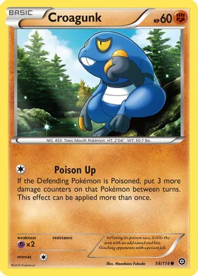 Croagunk from XY - Steam Siege