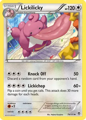 Lickilicky from XY - Furious Fists