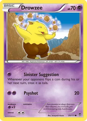 Drowzee from XY - Furious Fists