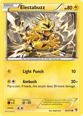 Electabuzz from XY - Furious Fists