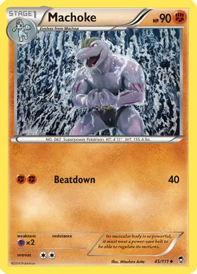 Machoke from XY - Furious Fists