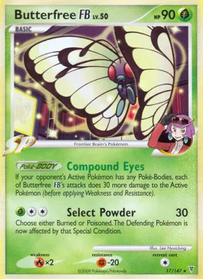 Butterfree FB from Supreme Victors