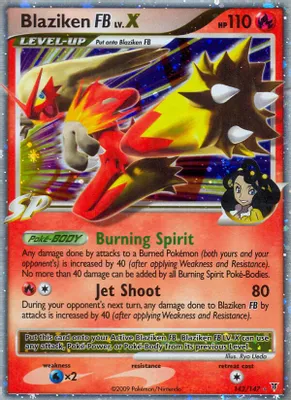 Blaziken FB Lv.X from Supreme Victors