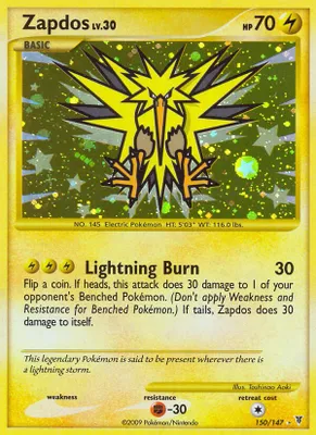 Zapdos (150) from Supreme Victors