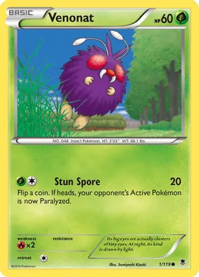Venonat from XY - Phantom Forces