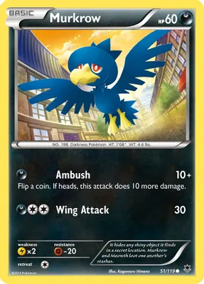 Murkrow from XY - Phantom Forces