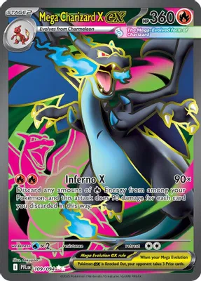 Mega Charizard X ex - 109/094 from ME02: Phantasmal Flames