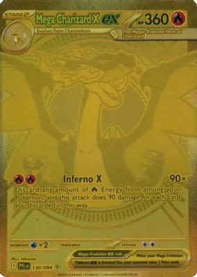 Mega Charizard X ex - 130/094 from ME02: Phantasmal Flames