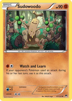 Sudowoodo from XY - BREAKpoint