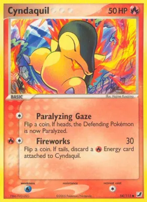 Cyndaquil from EX Unseen Forces