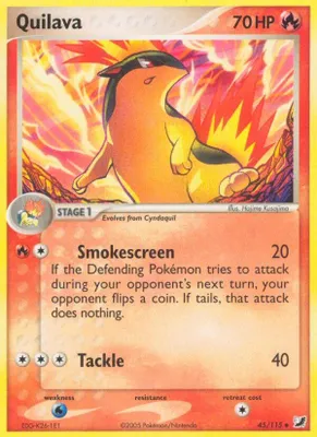 Quilava from EX Unseen Forces