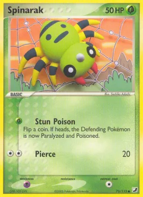 Spinarak from EX Unseen Forces
