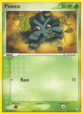 Pineco from EX Unseen Forces