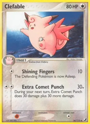 Clefable from EX Unseen Forces