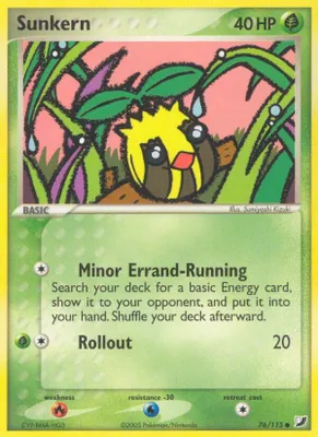 Sunkern from EX Unseen Forces