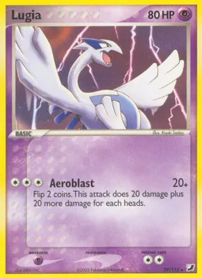 Lugia from EX Unseen Forces