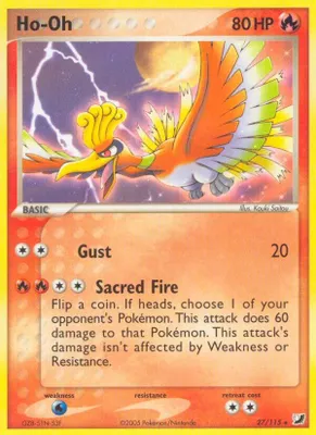 Ho-Oh from EX Unseen Forces