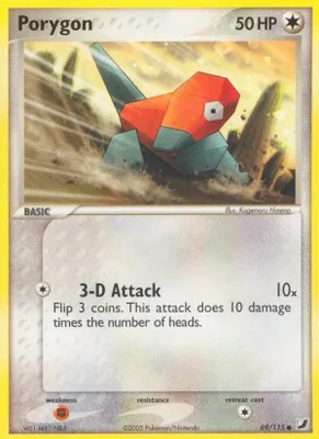 Porygon from EX Unseen Forces