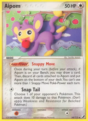 Aipom from EX Unseen Forces