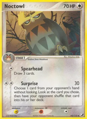 Noctowl from EX Unseen Forces