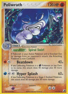 Poliwrath from EX Unseen Forces