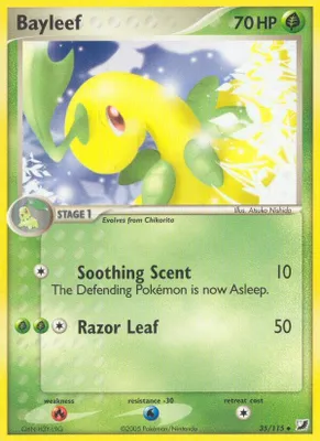 Bayleef from EX Unseen Forces