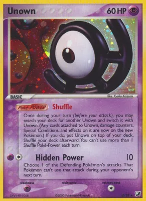 Unown (U) from EX Unseen Forces
