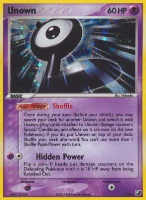 Unown (L) from EX Unseen Forces