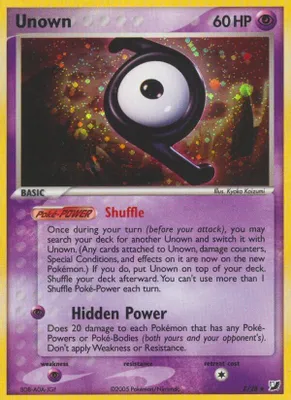 Unown (Z) from EX Unseen Forces