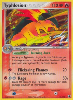 Typhlosion from EX Unseen Forces